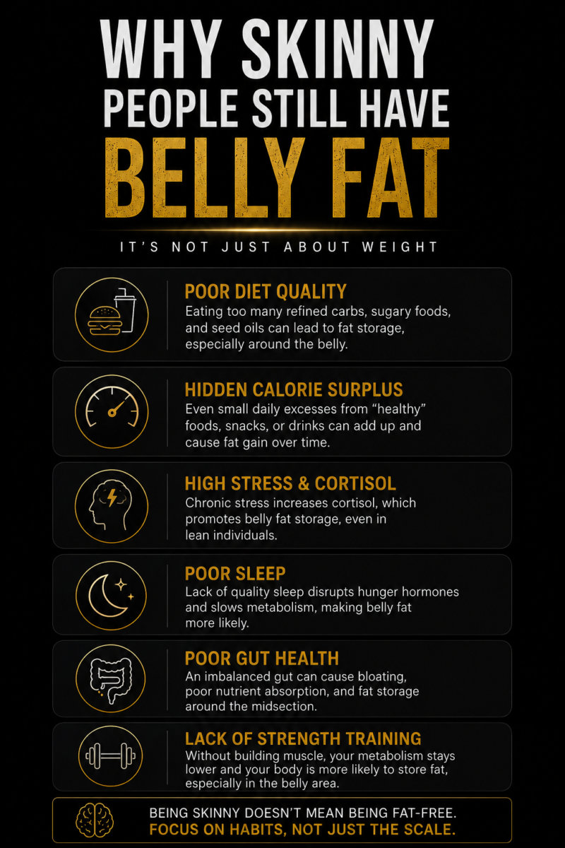 Why Skinny People Still Have Belly Fat