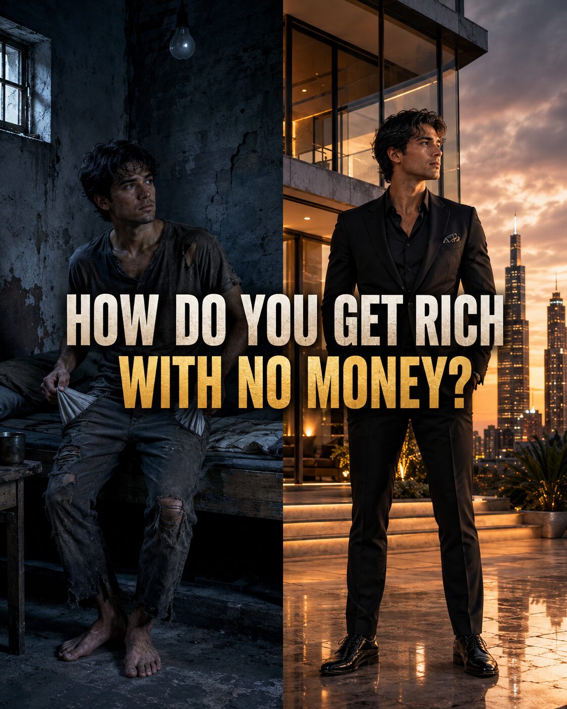 how do you get rich with no money
