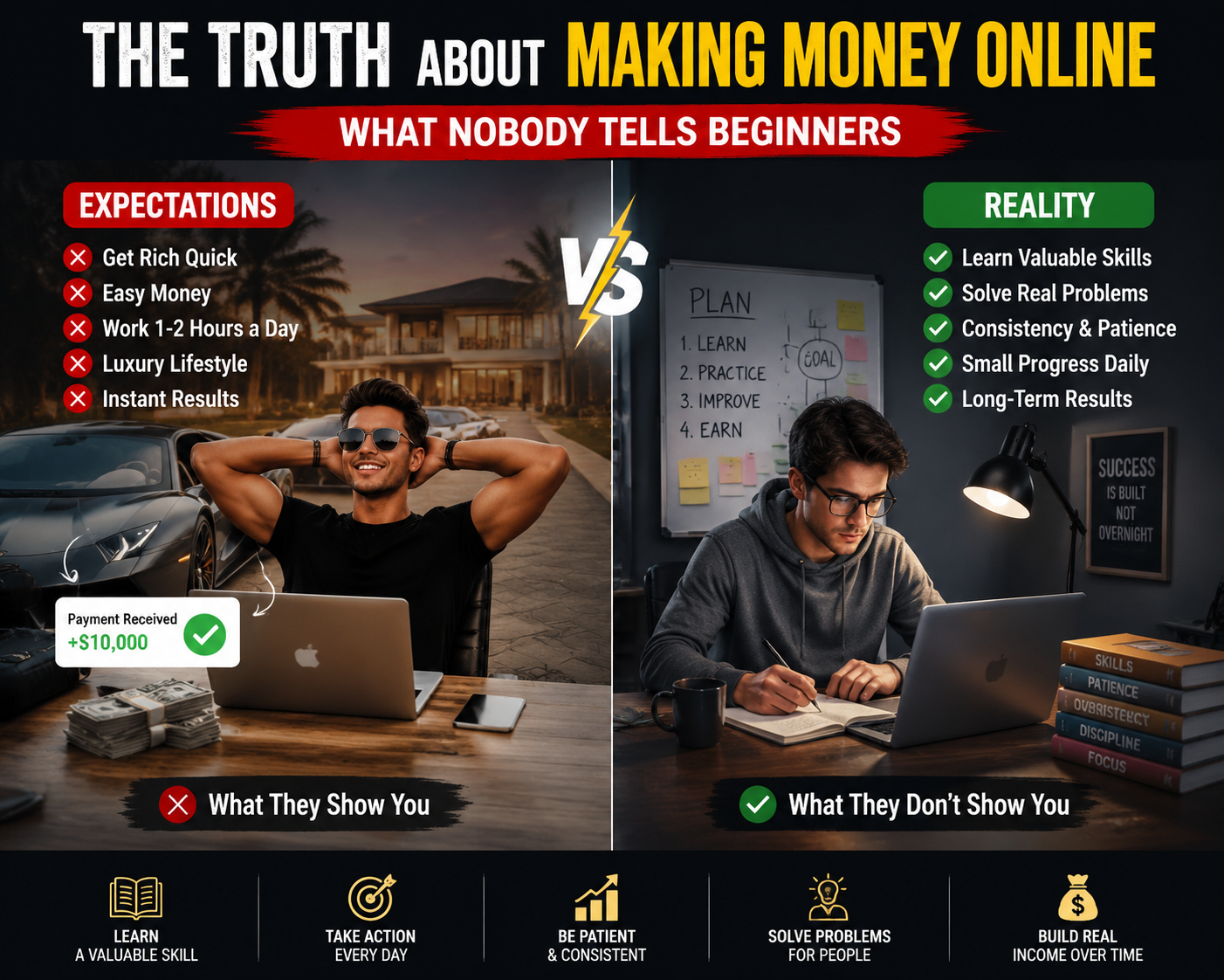 the truth about making money online what nobody tells beginners
