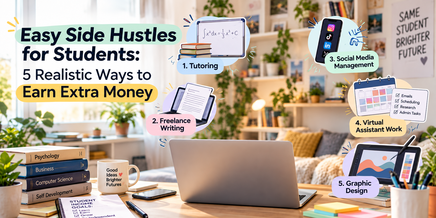 easy side hustles for students 5 realistic ways to earn extra money
